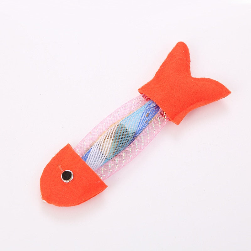 Fish Shaped Cat Toy