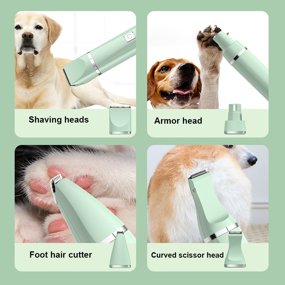 4 in 1 Pet Electric Hair Trimmer