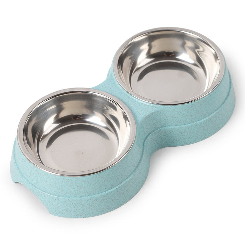 Pet Double Bowls Set