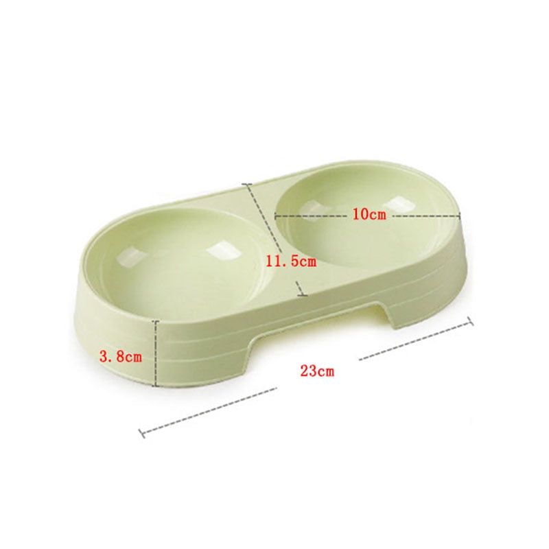 Pet Double Bowls Set