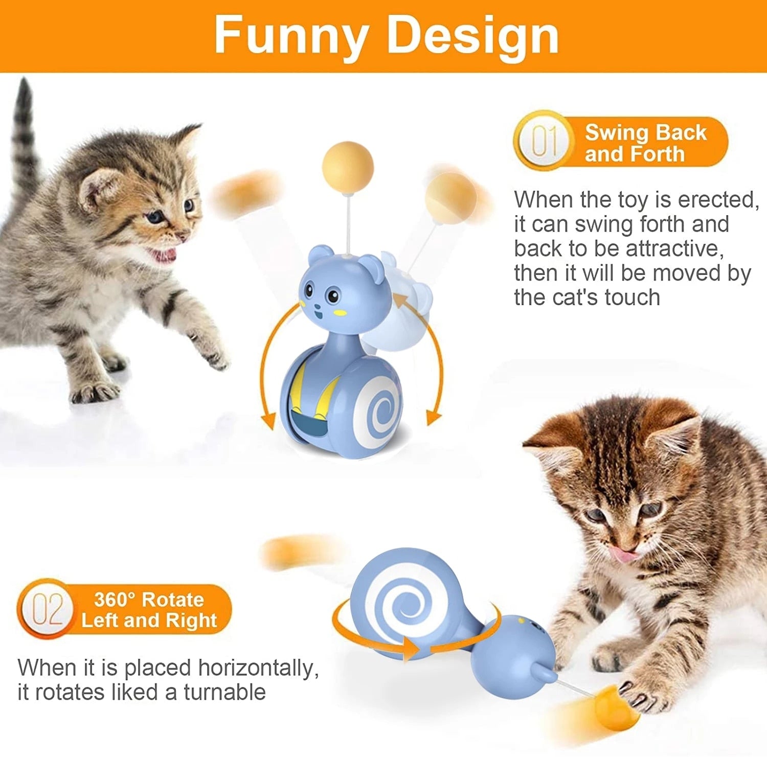 Cat Interactive Feather Toys