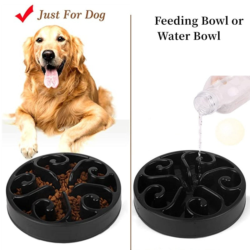 Pet Dog Slow Feeder Bowl