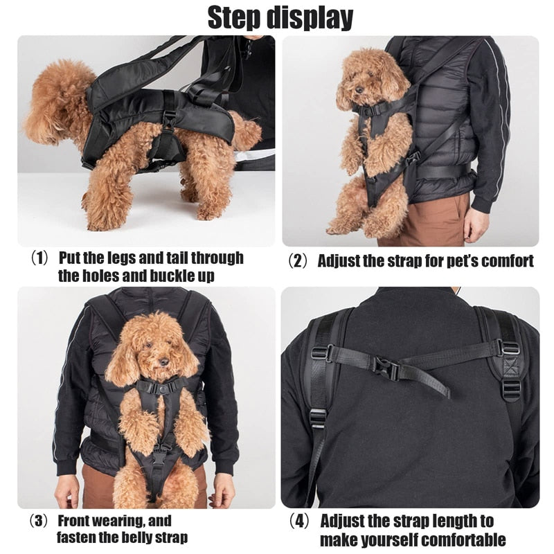 Front Facing Hands-Free Dog Carrier Dog