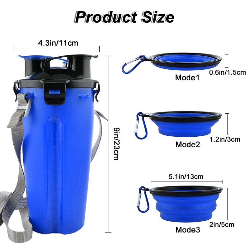 Dog Travel Food Storage Bottle