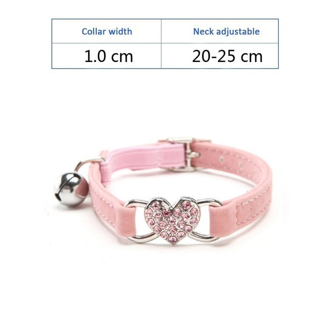 Dog Crystal Elastic Collar