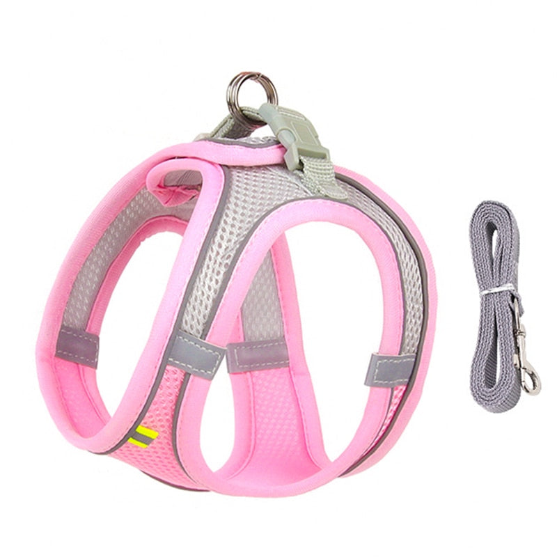 Adjustable Puppy Cat Harness Vest