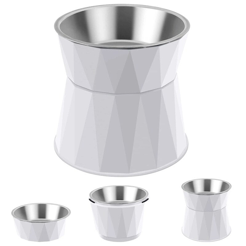 Stainless Steel Elevated Pet Bowl