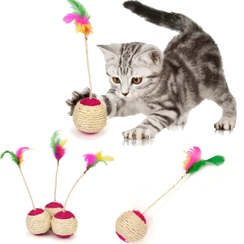 Sisal Scratching Ball Training