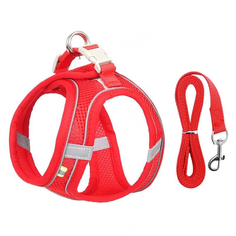 Adjustable Puppy Cat Harness Vest