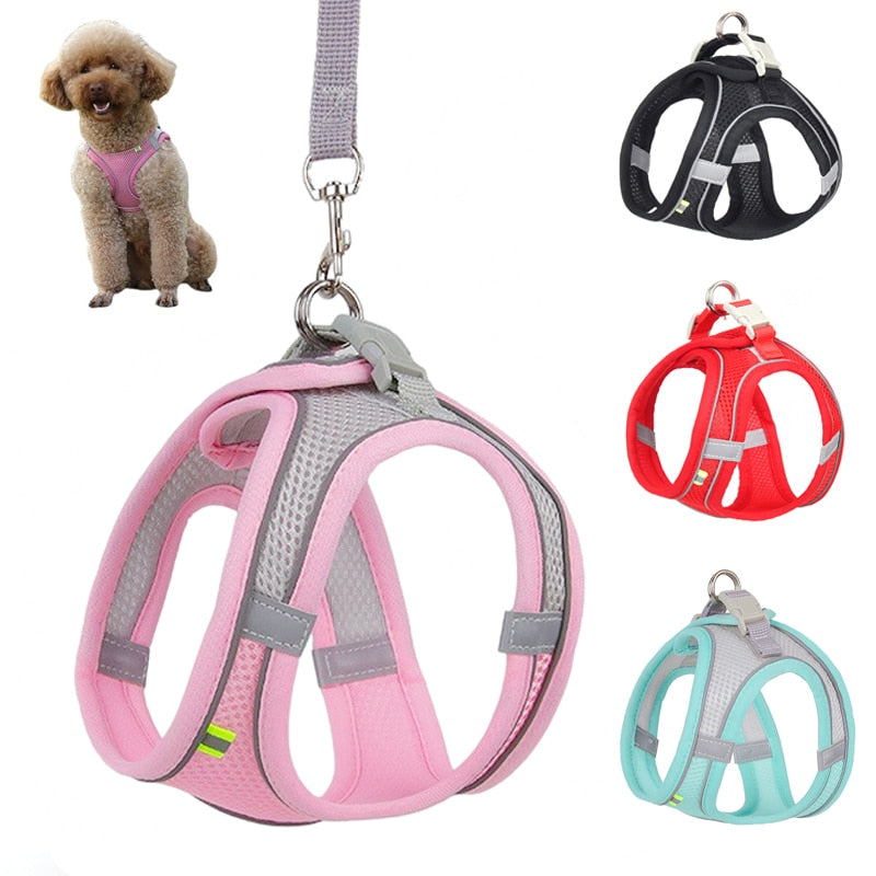 Adjustable Puppy Cat Harness Vest