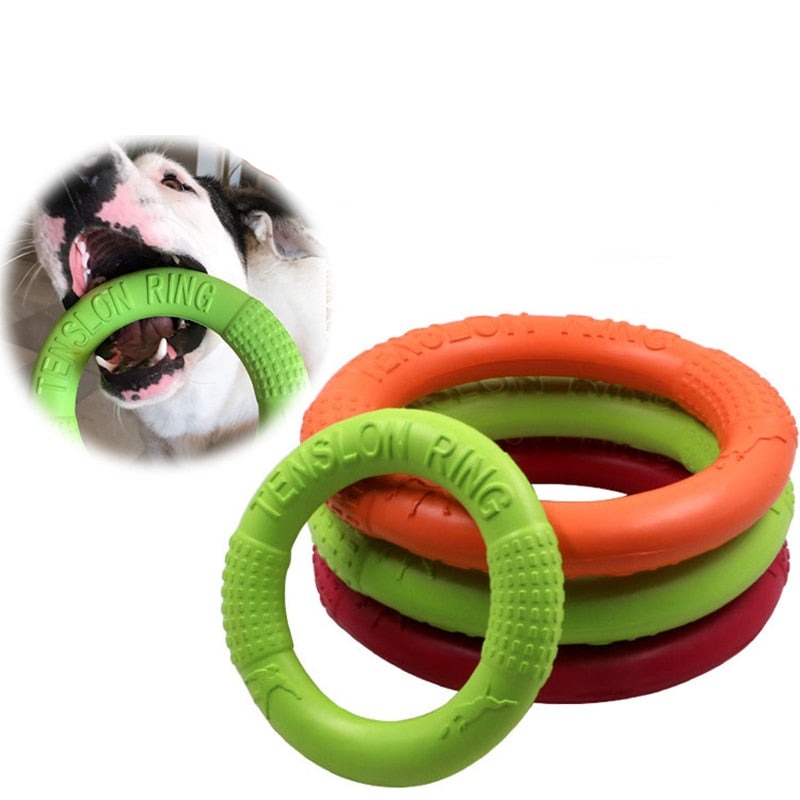 Dogs Training Flying Ring Toy