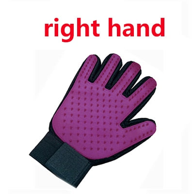 Cat grooming gloves