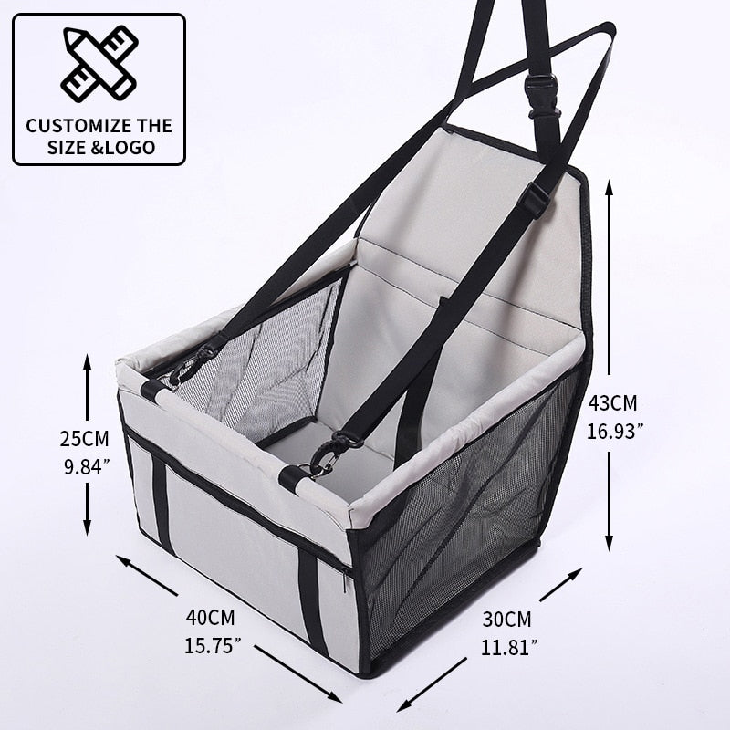 Car Seat Hammock Dog Travel Bag