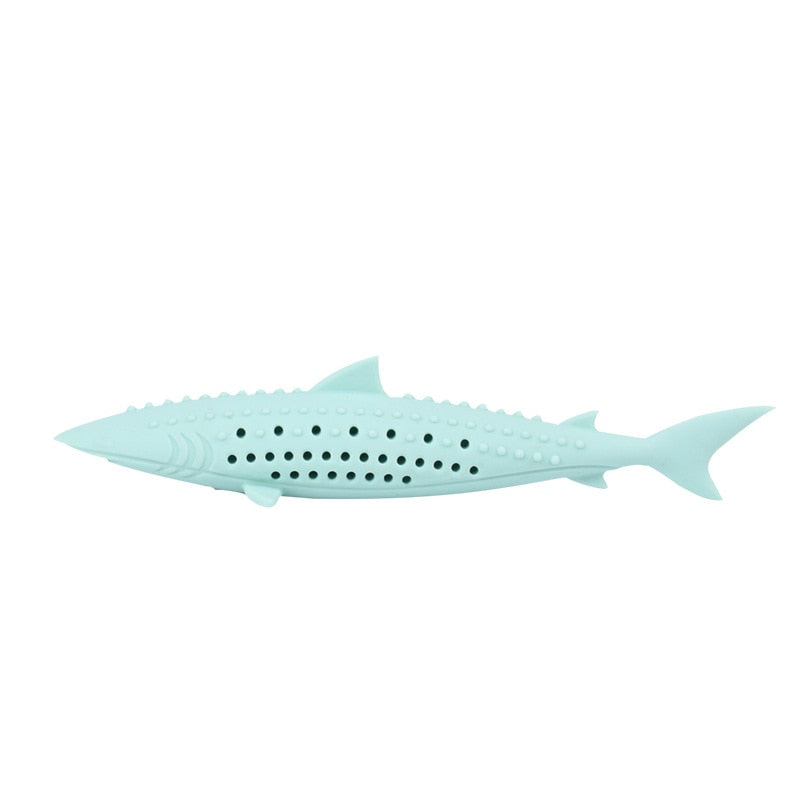 Silicone Mint Fish Cat Toy