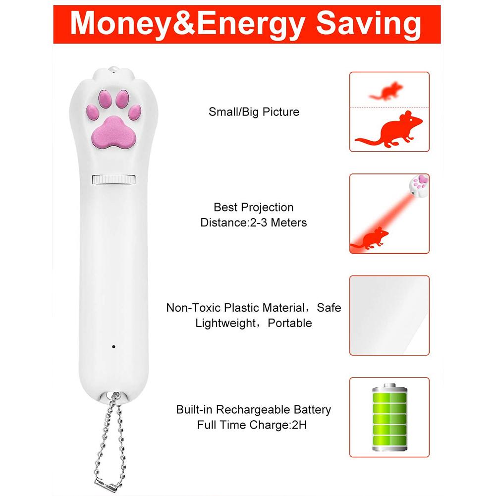 Rechargeable Projection Cat Toys