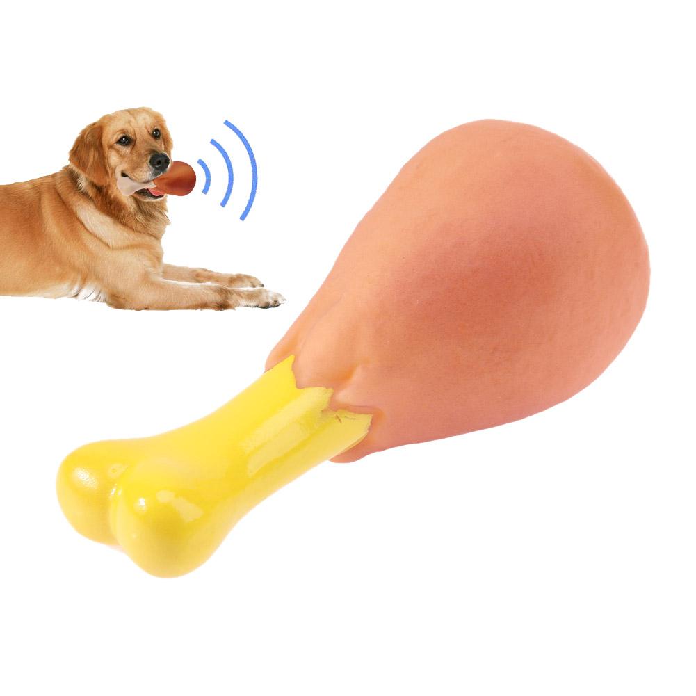 Dog Chicken Leg Squeaker Toys