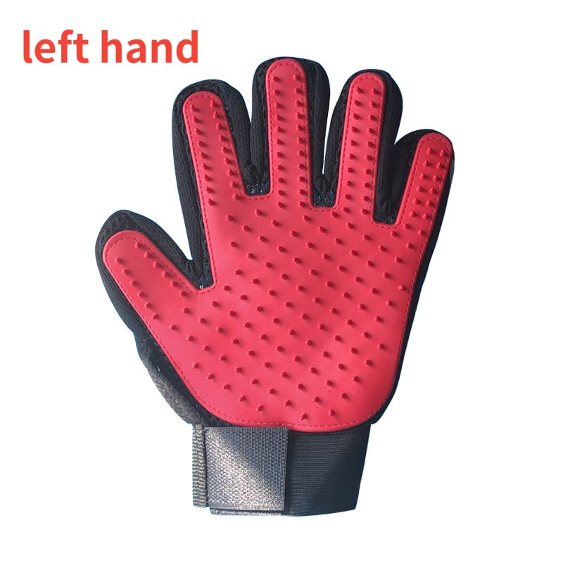 Cat grooming gloves