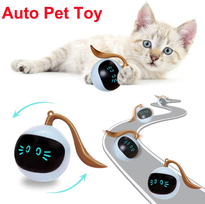 LED Self Rotating Cat Ball Toys