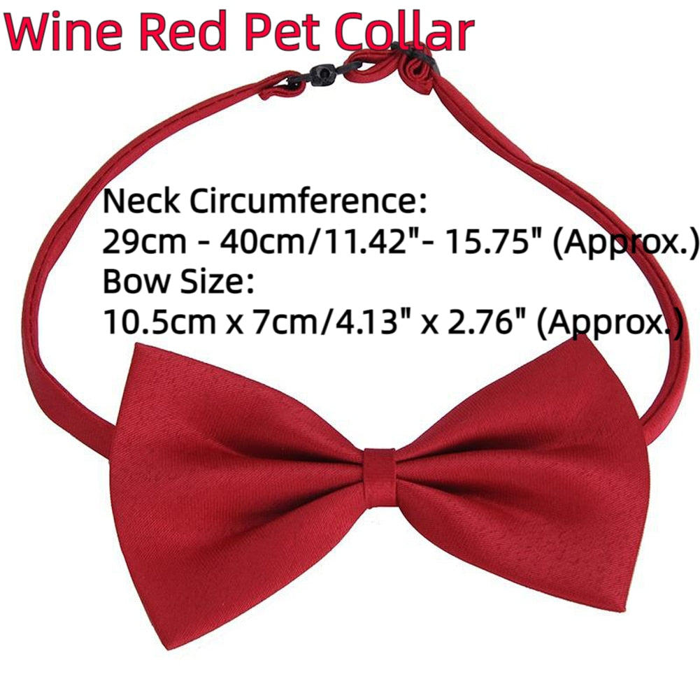 Adjustable Bow Tie Cat Collar