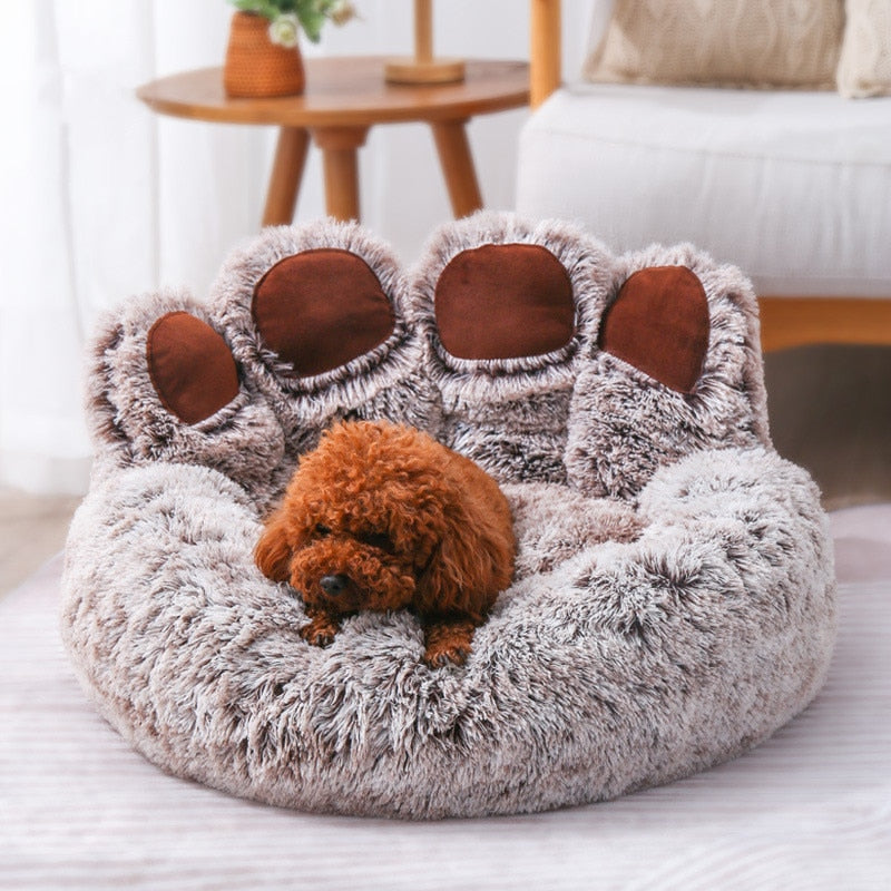 Bear Paw Shape House Dog Bed