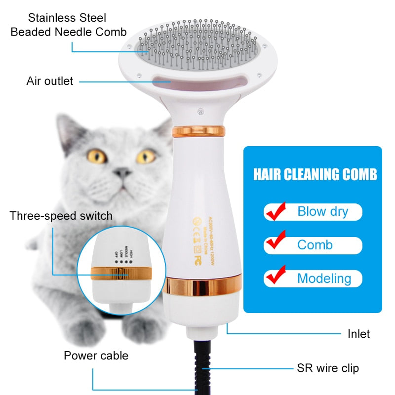 2-in-1 Dog Hair Dryer