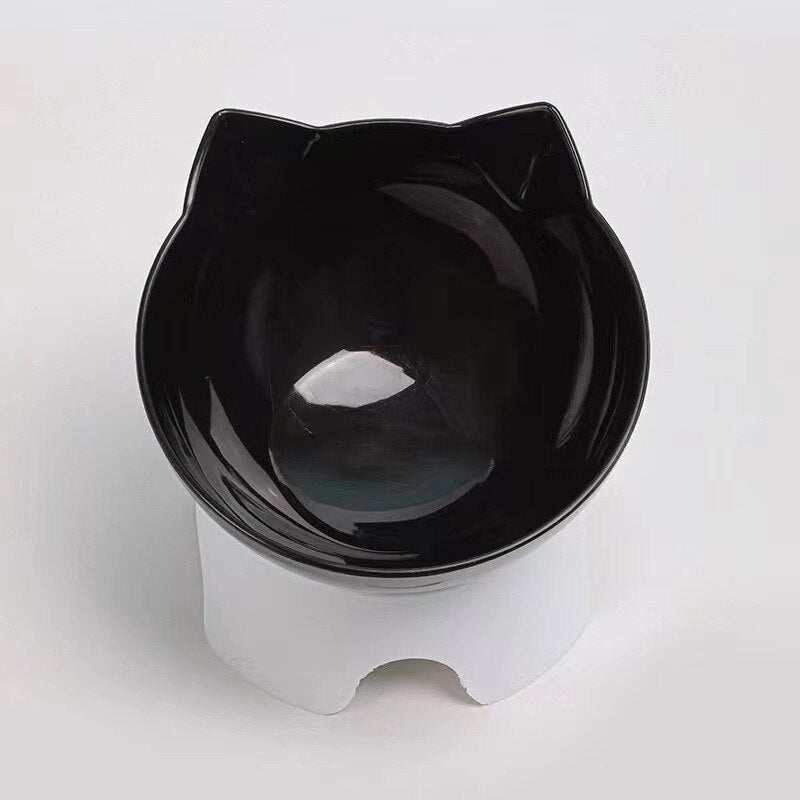 Cat Ear Shape Cat Feeding Bowl