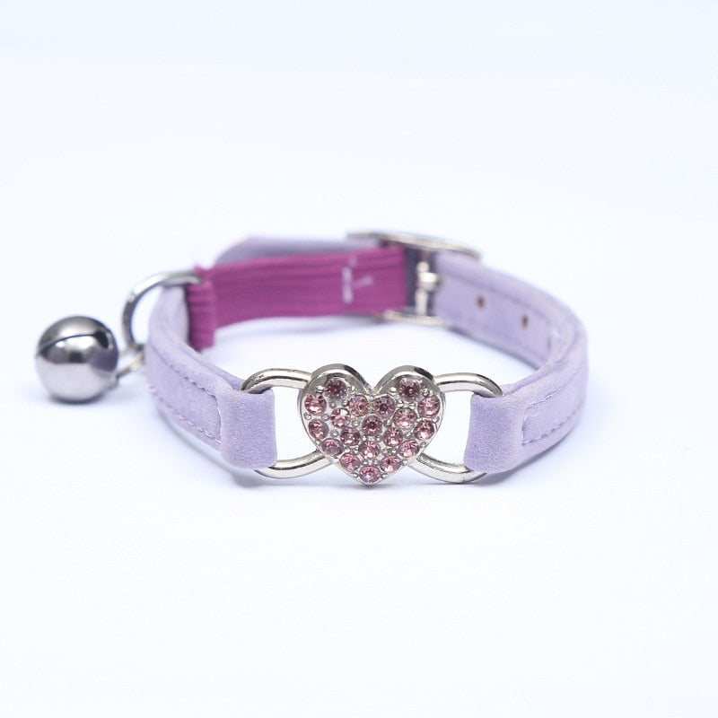 Dog Crystal Elastic Collar