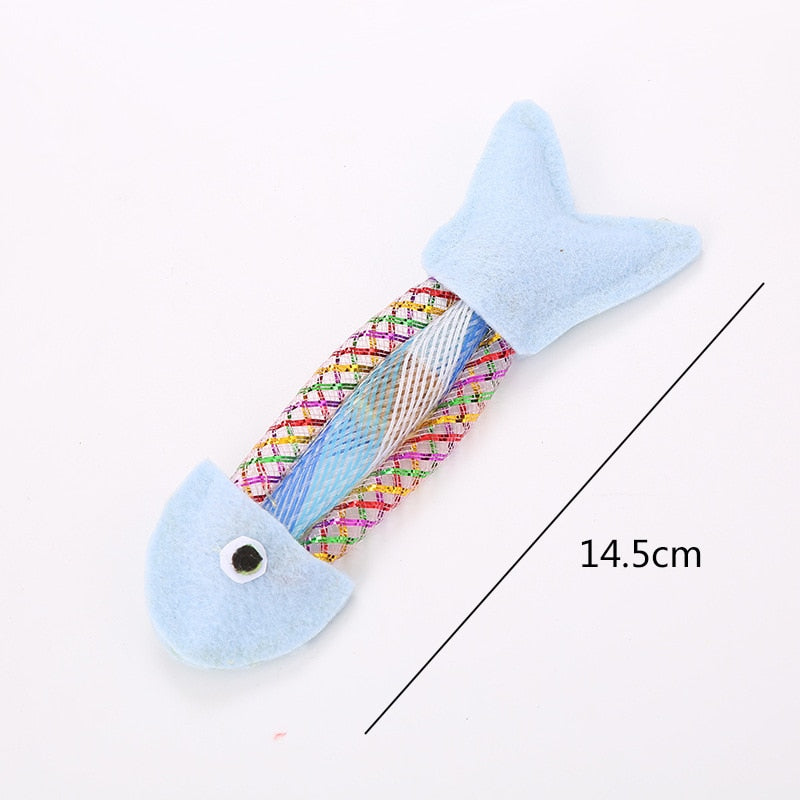 Fish Shaped Cat Toy