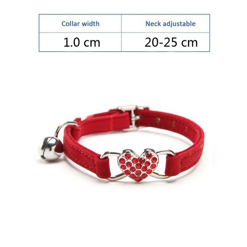 Dog Crystal Elastic Collar