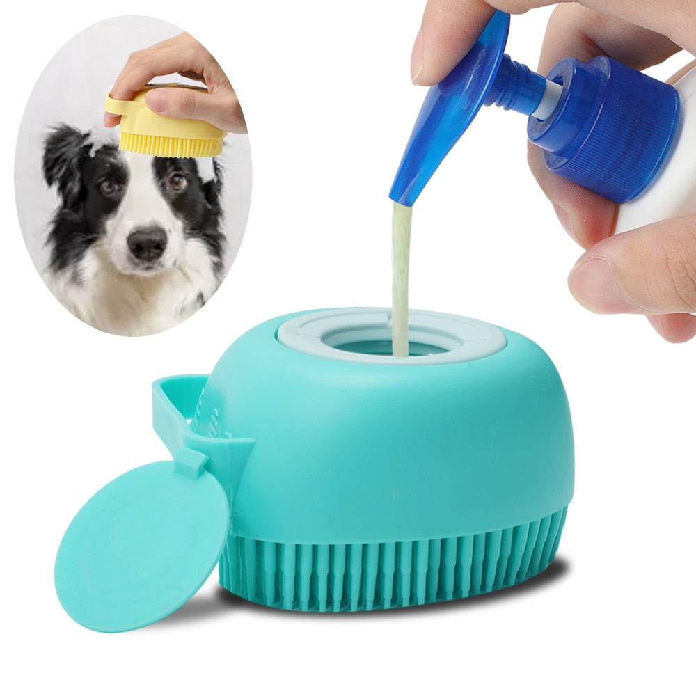 Dogs Shampoo Bathing Brush