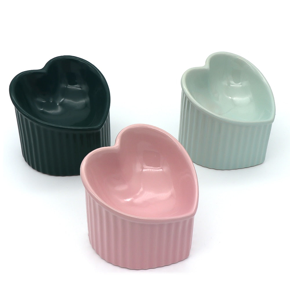 Ceramic Love 3D Heighten Cat Bowl