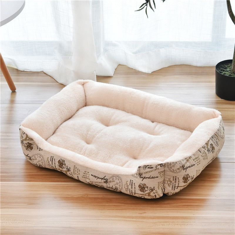 Dog Candy-colored Square Warm Bed