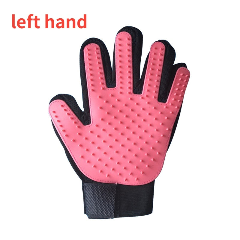 Cat grooming gloves