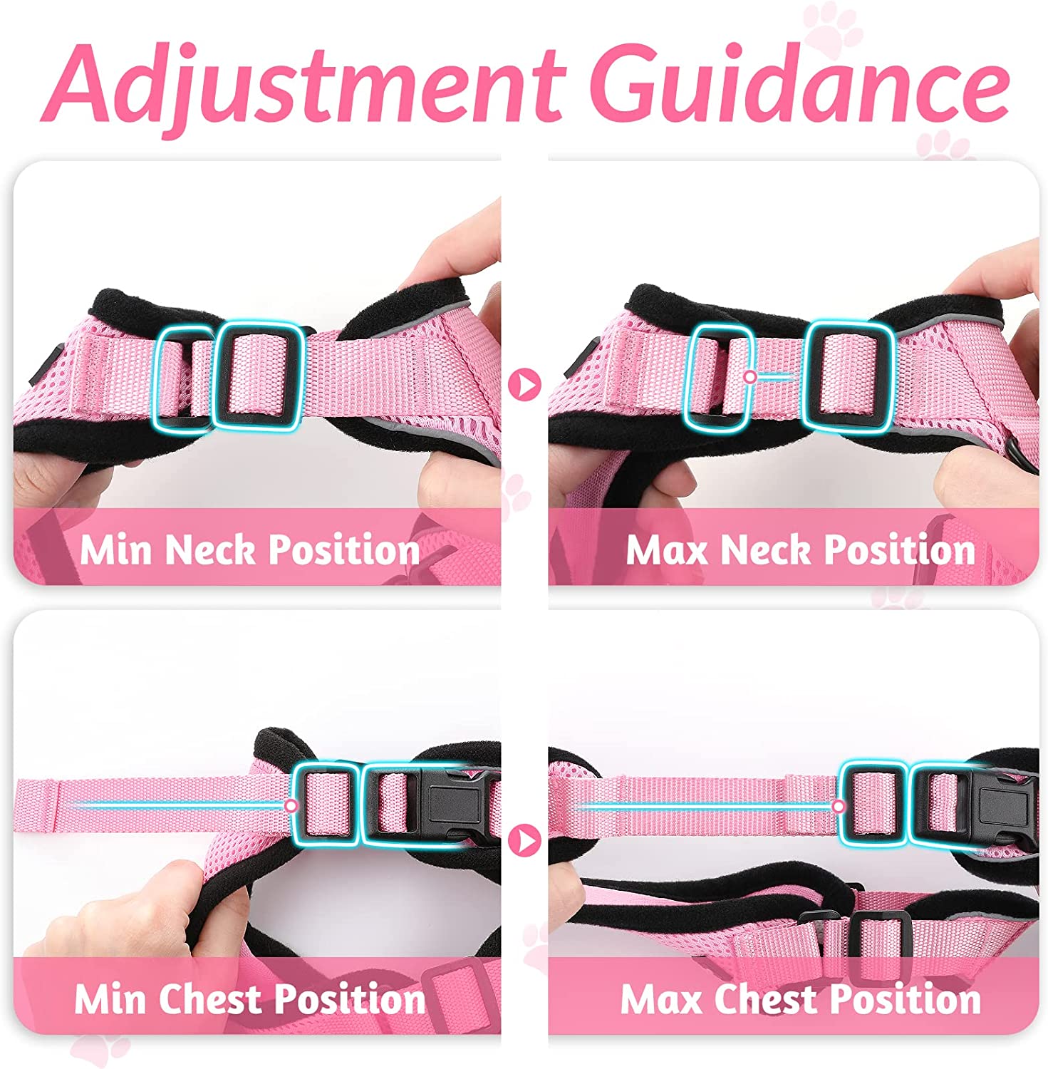 Soft Mesh Small Cat Harness