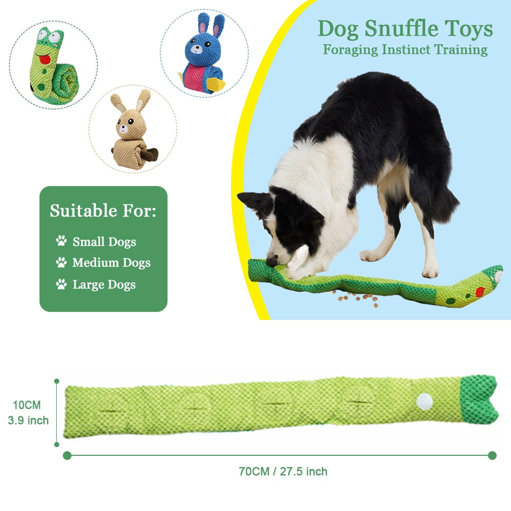 Dog  Squeaky Plush Snuffle Puzzle Toys