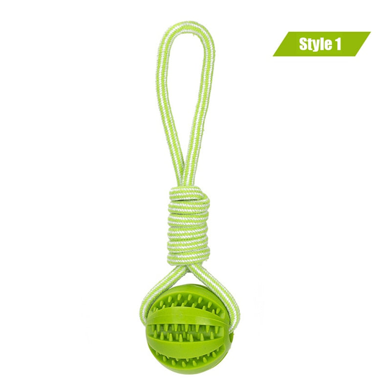 Dog Treat Balls Hemp Rope Toys