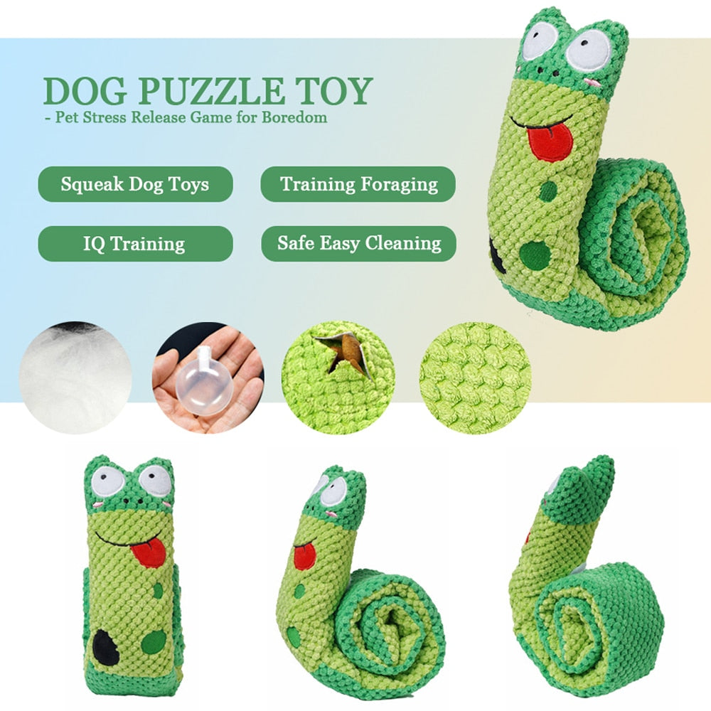 Dog  Squeaky Plush Snuffle Puzzle Toys