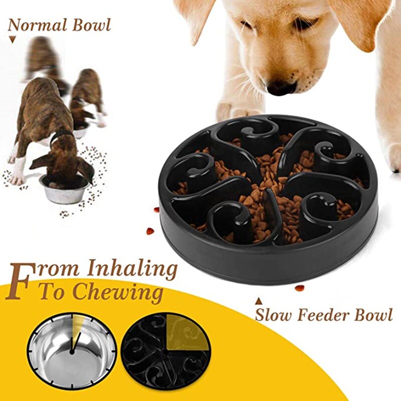 Pet Dog Slow Feeder Bowl