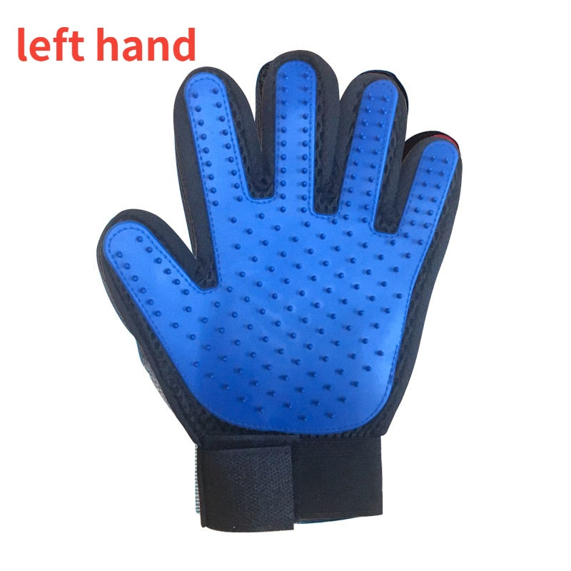 Cat grooming gloves