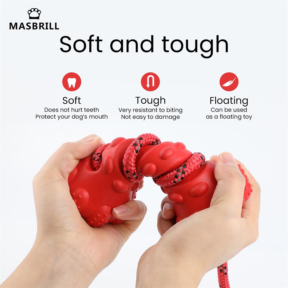 Dog Rubber Dumbbells' Chewing Toys