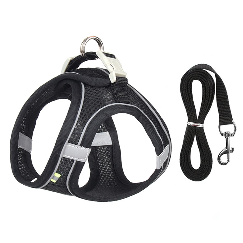 Adjustable Puppy Cat Harness Vest