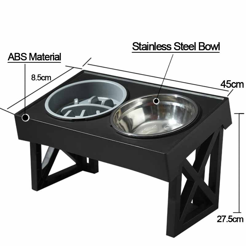 Adjustable Height Feeding dogs Bowl