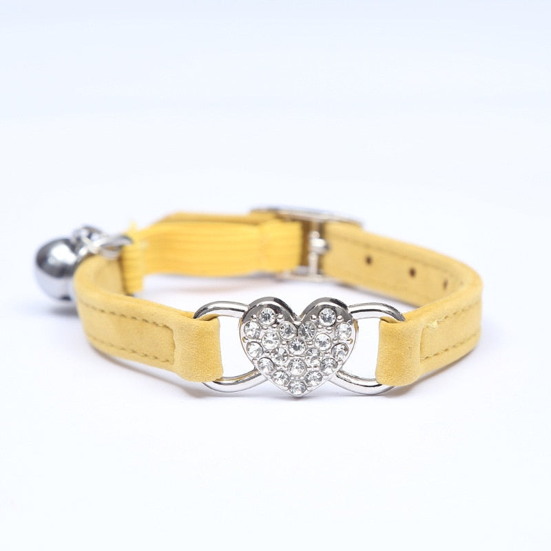 Dog Crystal Elastic Collar