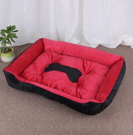 Dog Candy-colored Square Warm Bed