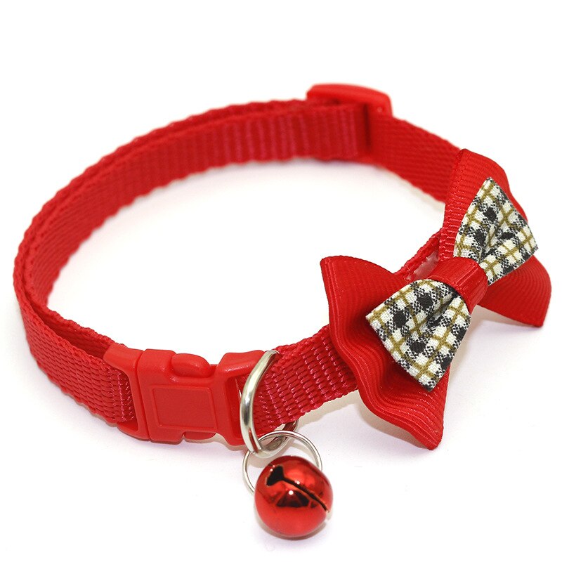 Cat Small Bell Collar Bow