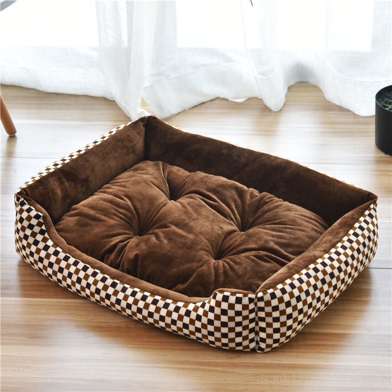 Dog Candy-colored Square Warm Bed