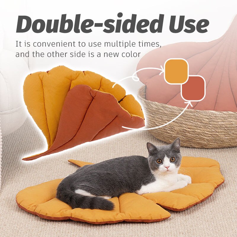 Washable Cat Soft Cotton 2 Sides Mat