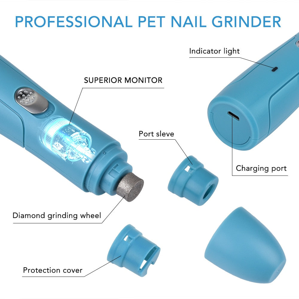 Dog Electric Rechargeable Nail Clippers