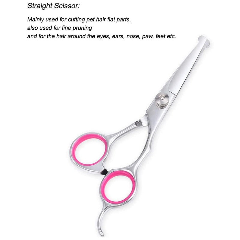 Pet Grooming Scissors Set