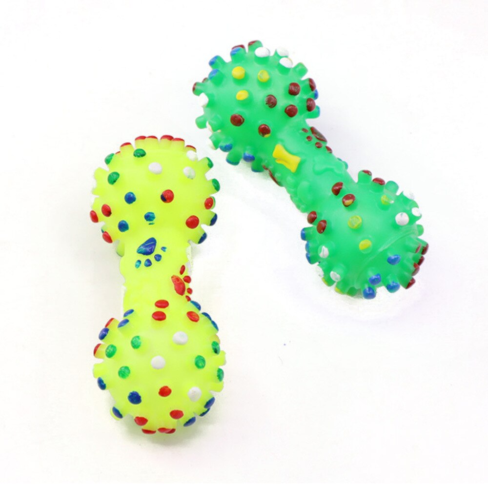 Dog Polka Dot Squeaky Toy